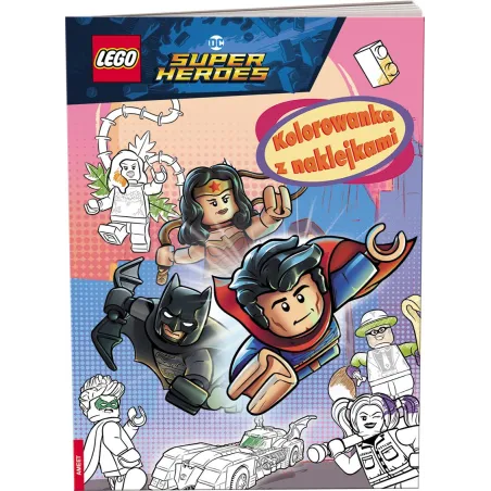 LEGO DC Super Heroes Kolorowanka z naklejkami NA6452 Opracowanie zbiorowe
