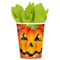 KUBKI PAPIEROWE 260 ML DYNIA HALLOWEEN 8 SZT. - Amscan