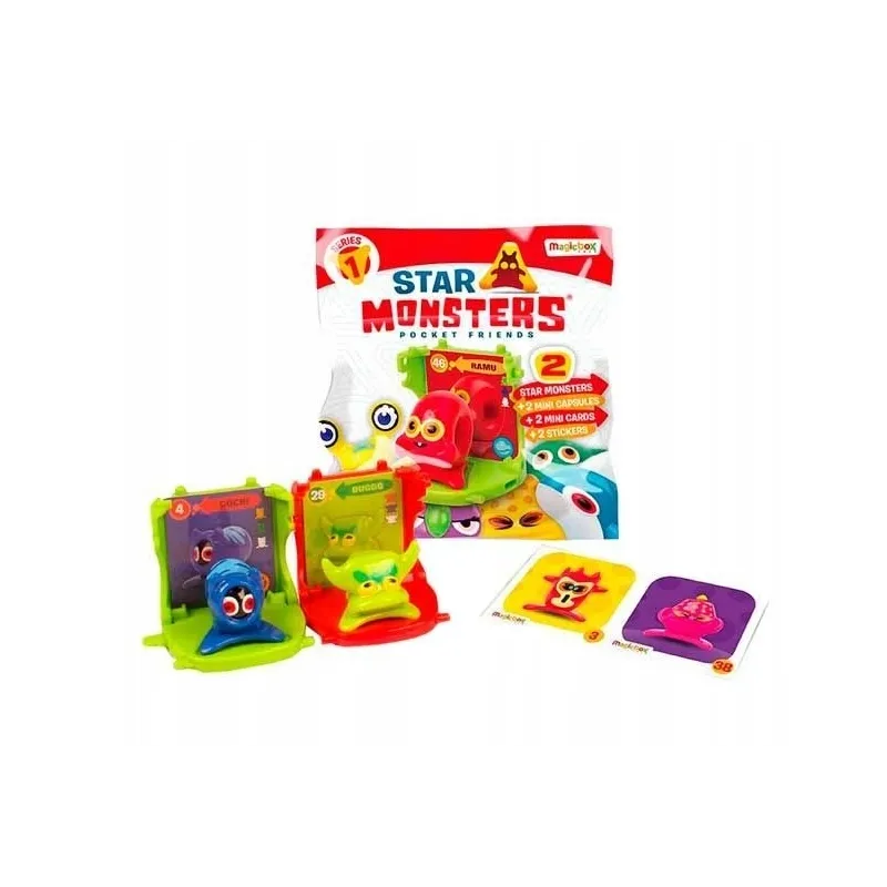 STARMONSTER MINICAPSULA RÓŻNOBARWNA FIGURKA KOLEKCJONERSKA 3+