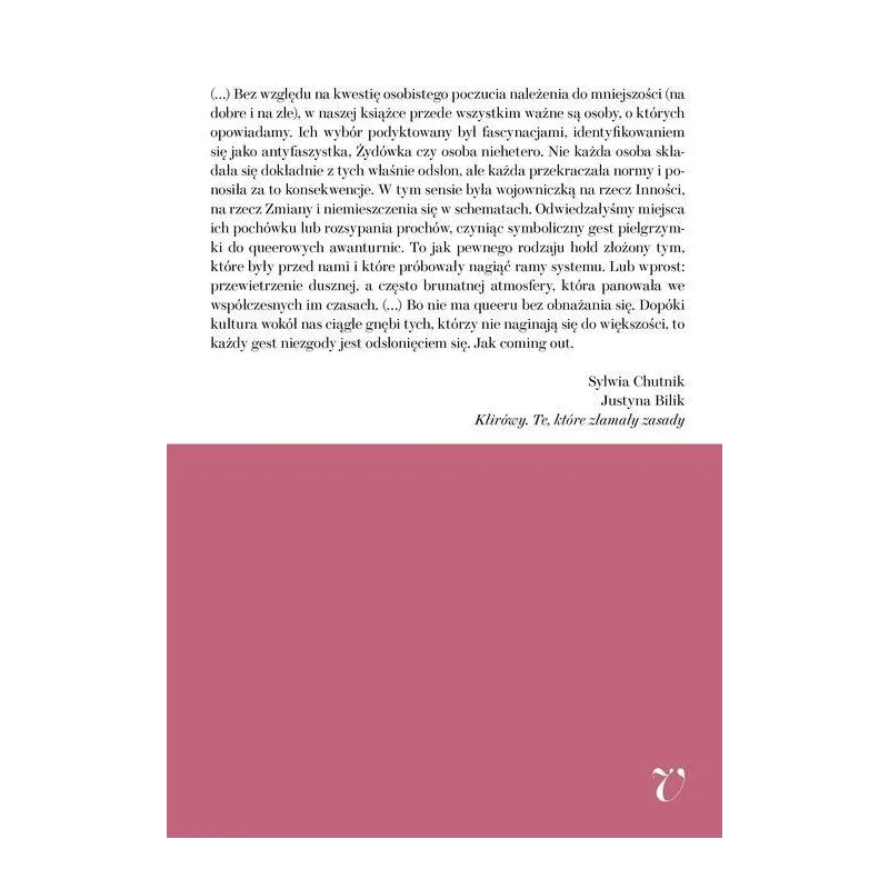 KŁIRÓWY. TE, KTÓRE ZŁAMAŁY ZASADY