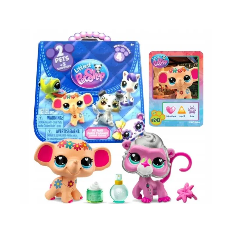 LITTLEST PET SHOP – 2 FIGURKI LOSOWE + 5 NIESPODZIANEK SERIA 4