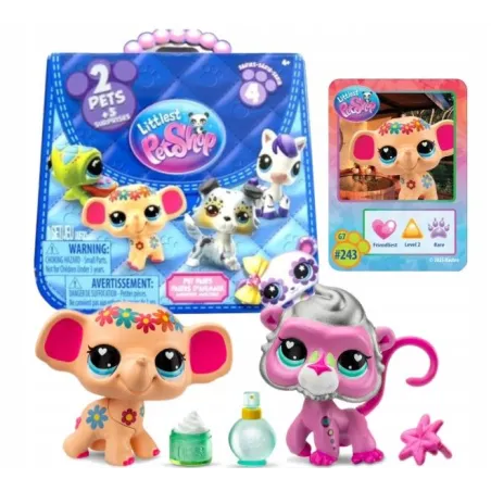Littlest Pet Shop – 2 Figurki Losowe + 5 Niespodzianek Seria 4
