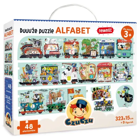 Alfabet Duuuże Puzzle 48 Elementów Czuczu 3+