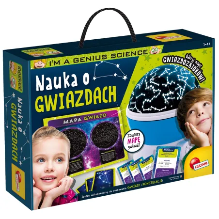 Nauka O Gwiazdach Mały Geniusz Zestaw Naukowy Planetarium Z Rzutnikiem 7–12 Lat