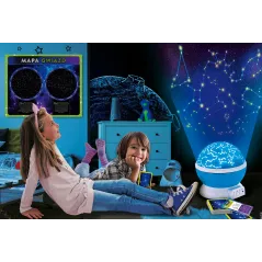 NAUKA O GWIAZDACH MAŁY GENIUSZ ZESTAW NAUKOWY PLANETARIUM Z RZUTNIKIEM 7–12 LAT