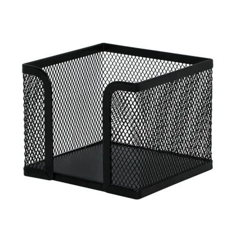 METALOWY POJEMNIK NA KARTECZKI BIURKOWE CZARNY