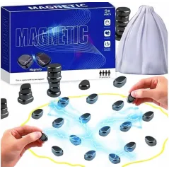 EDUKACYJNA GRA MAGNETYCZNA SZACHY Z KAMIENIAMI 20 KULEK