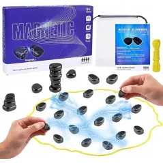 EDUKACYJNA GRA MAGNETYCZNA SZACHY Z KAMIENIAMI 20 KULEK