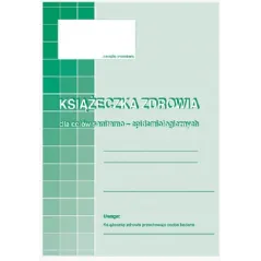 KSIĄŻECZKA ZDROWIA DLA CELÓW SANITARNO - EPIDEMIOLOGICZNYCH