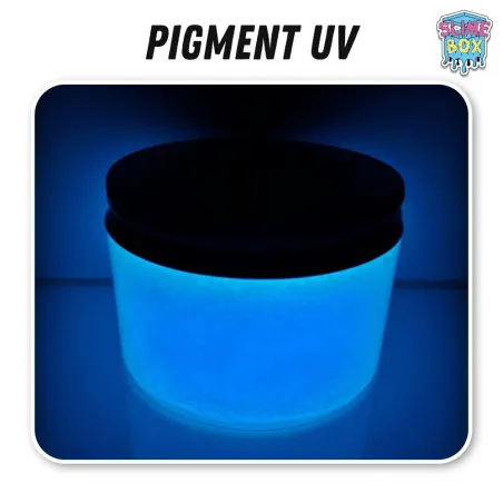PIGMENT FLUORESCENCYJNY UV NIEBIESKI SLIMEBOX DO SLIME I RĘKODZIEŁA