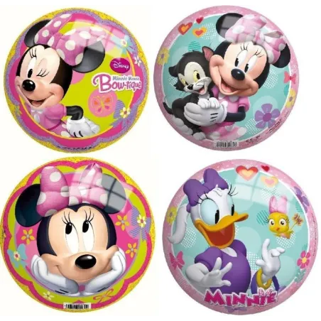 PIŁKA PERŁOWA GUMOWA MYSZKA MINNIE 23 CM