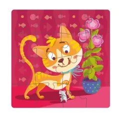 Kotek Puzzle 16 Elementów Dodo 3+