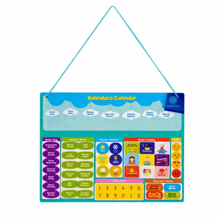 Nauka Kalendarza. Magnetyczny Zestaw Edukacyjny Astrafun