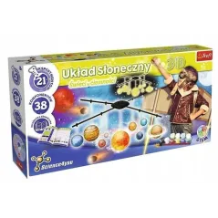 UKŁAD SŁONECZNY 3D ŚWIECĄCY W CIEMNOŚCI ZESTAW KREATYWNY 8+ - Trefl