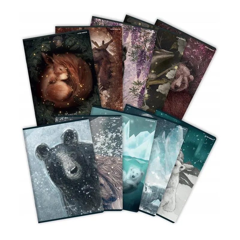 ZESZYT W KRATKĘ Z MARGINESEM 60 KARTEK A5