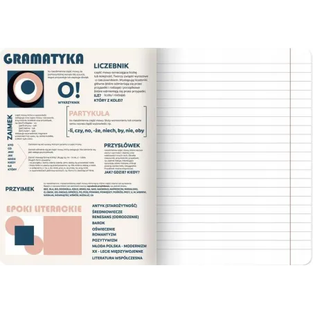 Zeszyt W Linię Z Marginesem 60 Kartek A5 Język Polski