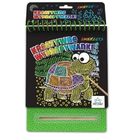 KREATYWNE WYDRAPYWANKI ZWIERZĘTA - Wydawnictwo Pryzmat