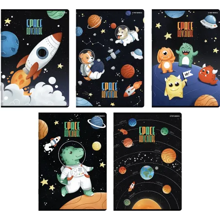 Zeszyt W 3-Linie 32 Kartki A5 Space Adventure
