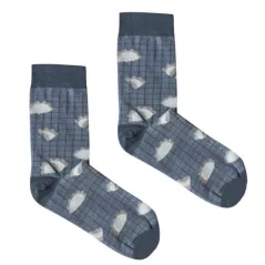 SKARPETY DŁUGIE SZARE PIEROGI ROZMIAR 37-41