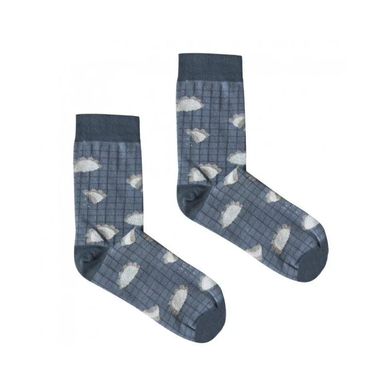 SKARPETY DŁUGIE SZARE PIEROGI ROZMIAR 37-41