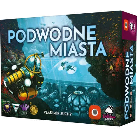 Podwodne Miasta Strategiczna Gra Planszowa 14+