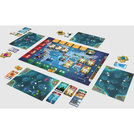 Podwodne Miasta Strategiczna Gra Planszowa 14+