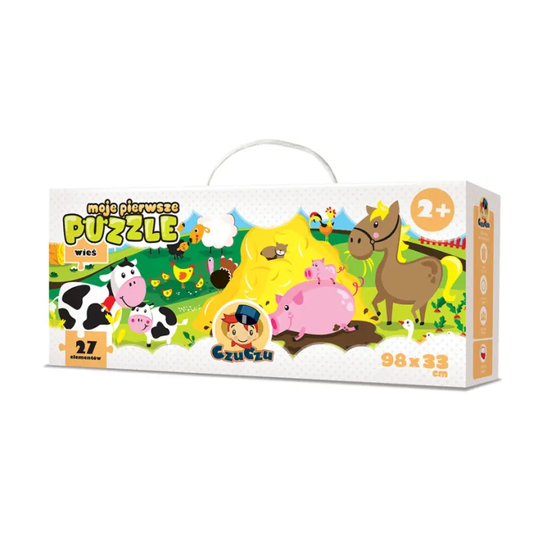 MOJE PIERWSZE PUZZLE WIEŚ CZUCZU 27 ELEMENTÓW 2+
