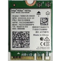 KARTA SIECIOWA WEWNĘTRZNA INTEL NIC WI-FI 6E AX210 1675 2x2 AX R2 6GHz + BT No vPro