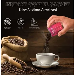 WEGAŃSKA KAWA SKINNY COFFEE 28-DNIOWY PROGRAM KONTROLI WAGI 28 SASZETEK SUPERFOOD 7W1