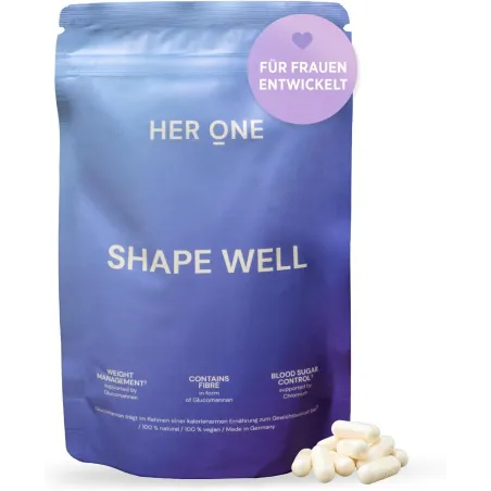 HER ONE SHAPE WELL KONTROLA WAGI I POZIOMU CUKRU 120 KAPSUŁEK