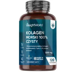 CZYSTY KOLAGEN MORSKI WEIGHTWORLD 1200 MG 120 KAPSUŁEK