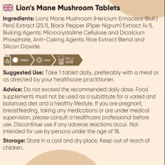 SOPLÓWKA JEŻOWATA LION’S MANE MUSHROOM WEIGHTWORLD 365 TABLETEK