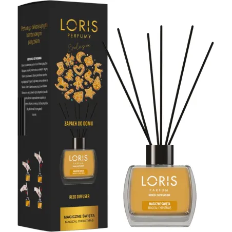 Dyfuzor Zapachowy Patyczki Loris Magiczne Święta 120 Ml