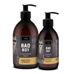 Laq Bad Boy Zestaw Dla Mężczyzn Żel Pod Prysznic 500 Ml + Szampon 300 Ml
