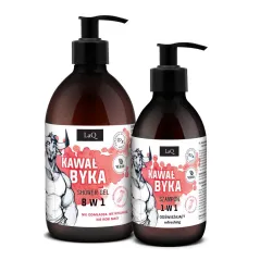 Laq Kawał Byka Zestaw Dla Mężczyzn Żel Pod Prysznic 500 Ml + Szampon 300 Ml