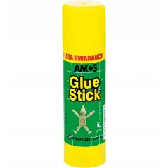KLEJ W SZTYFCIE AMOS 22 G WYSOKIEJ JAKOŚCI PVP DO SZKOŁY I BIURA