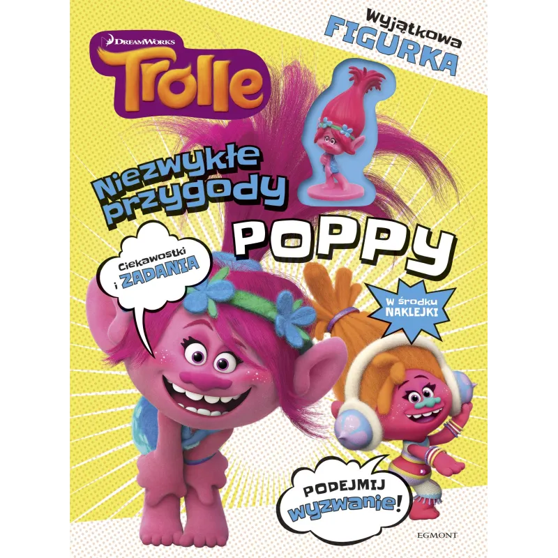 TROLLE NIEZWYKŁE PRZYGODY + FIGURKA - Egmont