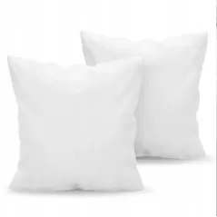POSZEWKA NA PODUSZKĘ BIAŁA 65 X 65 CM 2 SZTUKI
