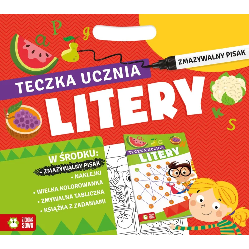 LITERY. TECZKA UCZNIA 6+ - Zielona Sowa