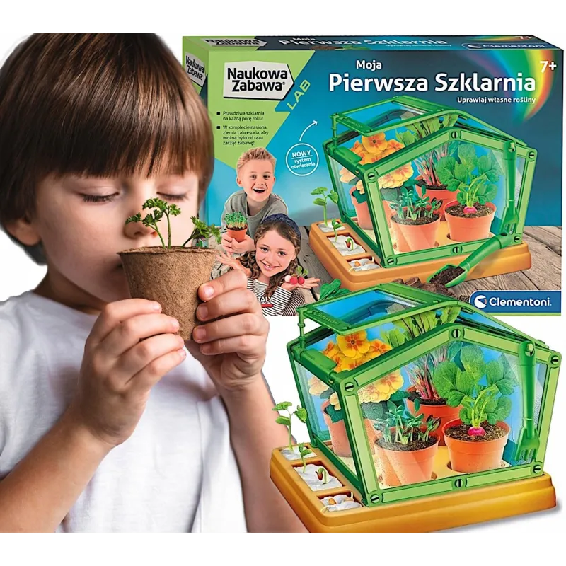 MOJA PIERWSZA SZKLARNIA EKOLOGICZNA CLEMENTONI DLA DZIECI 7+