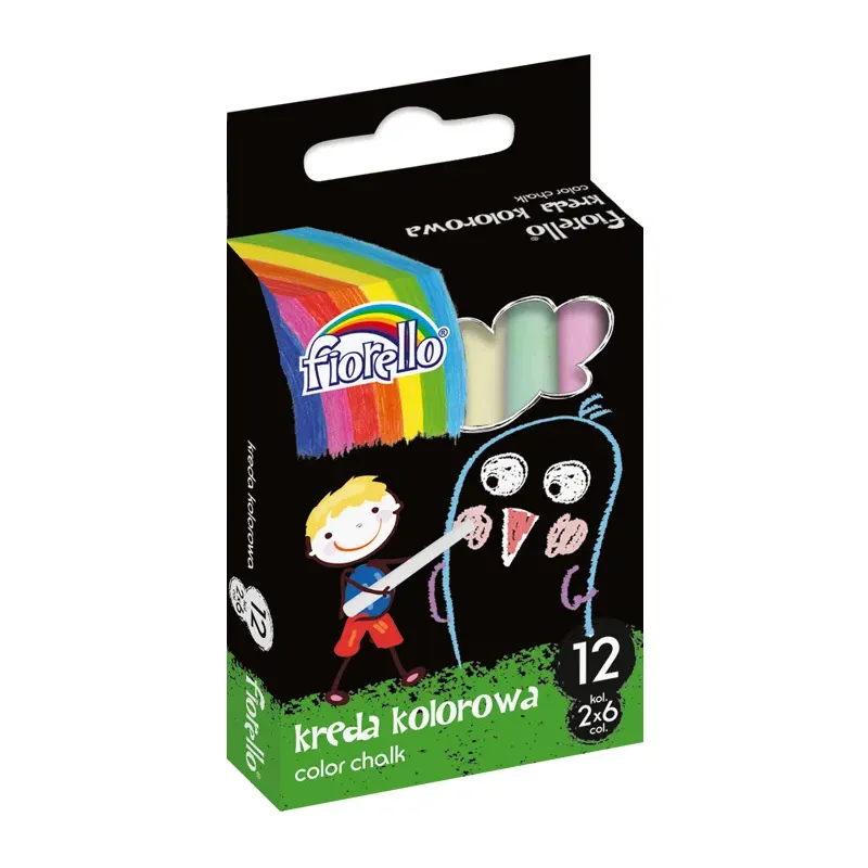 KREDA KOLOROWA 12 SZTUK FIORELLO