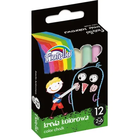 KREDA KOLOROWA 12 SZTUK FIORELLO