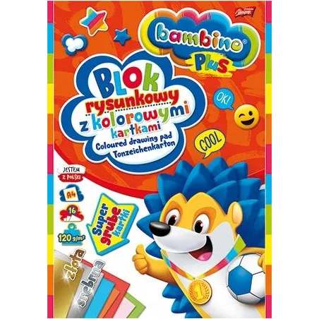 Blok Rysunkowy Z Kolorowymi Kartkami 16 Kartek A4