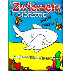 ZWIERZĘTA MORSKIE MAGICZNA KSIĄŻKA DO KĄPIELI - Arti