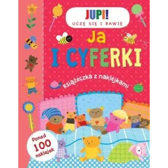 JA I CYFERKI JUPI UCZĘ SIĘ I BAWIĘ KSIĄŻECZKA Z NAKLEJKAMI - Jupi