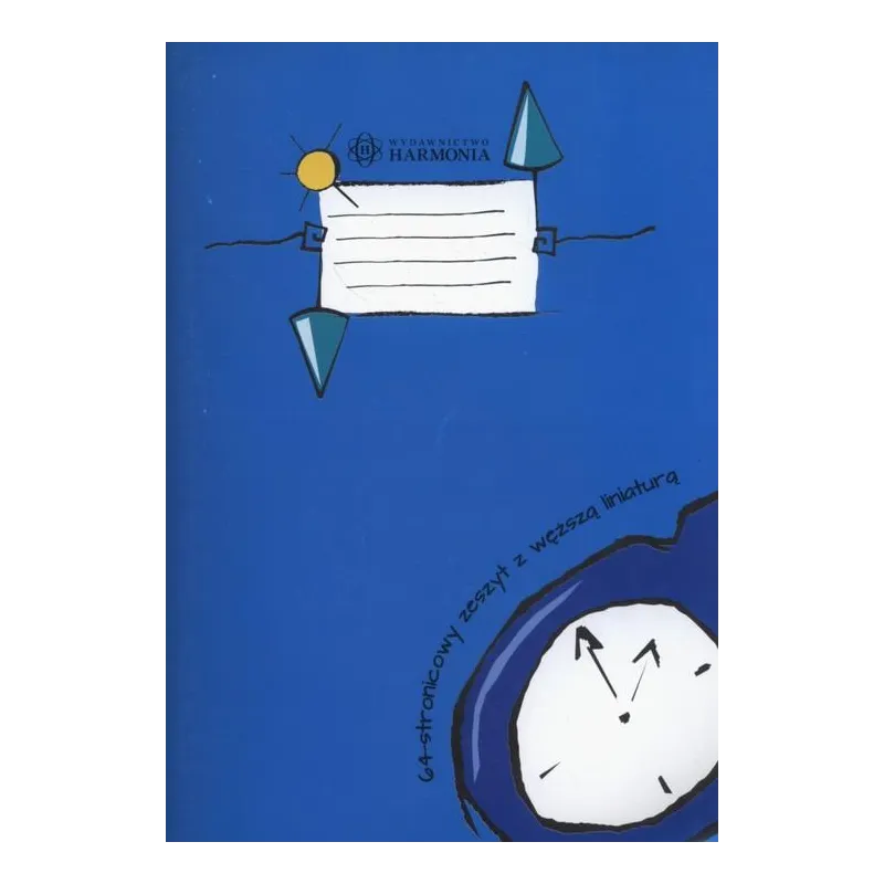 ZESZYT Z WĘŻSZĄ LINATURĄ 64 KARTEK A5 HARMONIA