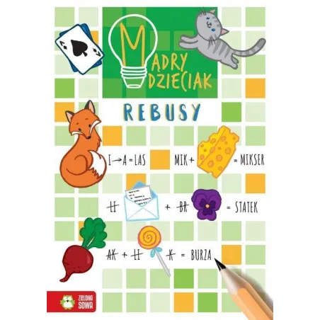 REBUSY. MĄDRY DZIECIAK 6+ - Zielona Sowa