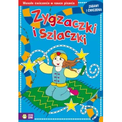 ZYGZACZKI I SZLACZKI ZABAWY I ĆWICZENIA NIEBIESKIE 4+ - Zielona Sowa