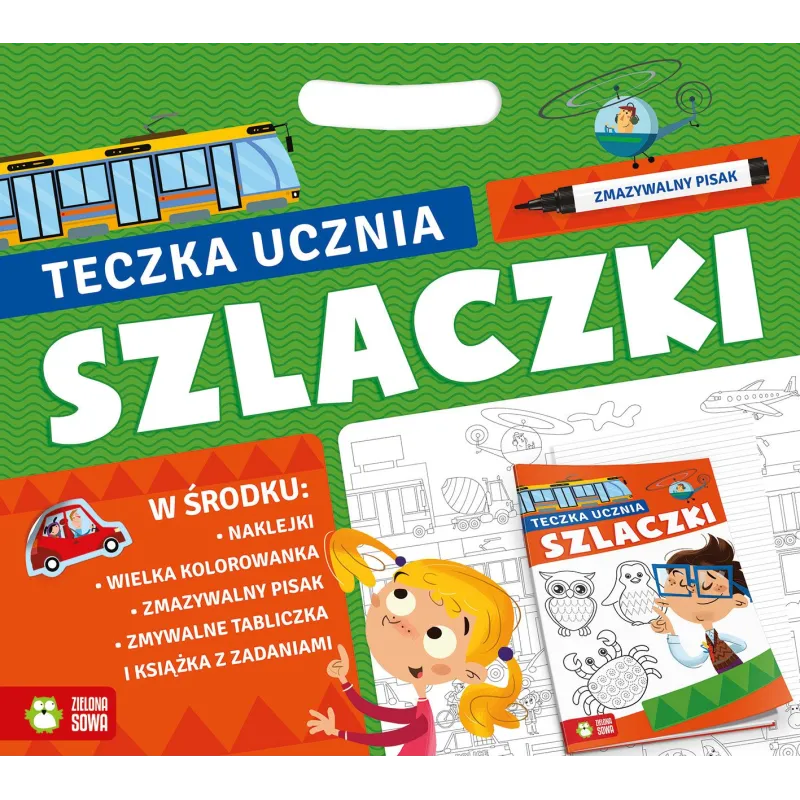 TECZKA UCZNIA Z PISAKIEM SZLACZKI 6+ - Zielona Sowa