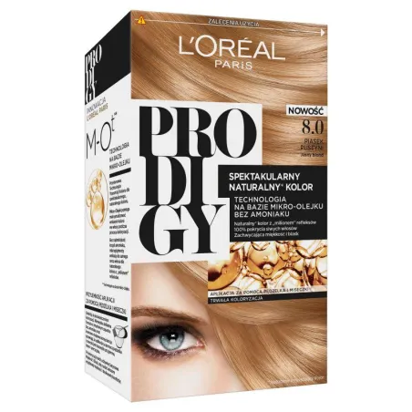 Farba Do Włosów L’oréal Paris Prodigy 8.0 Piasek Pustyni